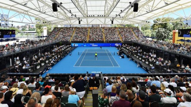 adelaide-tennis-australian-open-2021-senza-mascherina